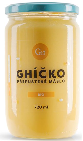 České ghíčko Bio přepuštěné máslo 760 ml