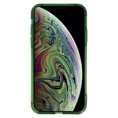 VšeNaMobily.cz Kryt Crystal 2mm pro Apple iPhone X/XS , barva čirá , barva zelená