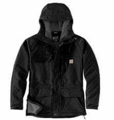 Carhartt Černá bunda zateplený kabát Super Dux