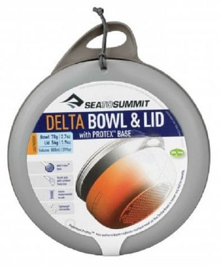 Sea to Summit miska Delta Bowl with Lid Grey
