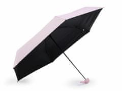 Kraftika 1ks krémová světlá skládací mini deštník v pouzdře