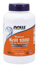 NOW Foods Krill Oil Neptune (olej z krilu), 1000 mg, 120 softgel kapslí