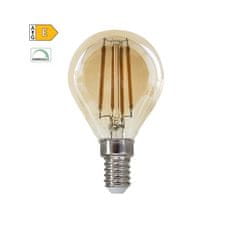 Diolamp  LED Filament Mini Globe žárovka čirá P45 5W/230V/E14/2700K/680Lm/360°/Dim