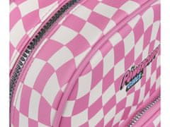 sarcia.eu Powerpuff Girls Růžovobílý kožený batůžek pro mládež 25x21x12 cm