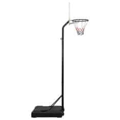 Vidaxl Basketbalový koš bílý 282–352 cm polyethylen