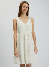 Orsay Bílé dámské krajkové šaty 32
