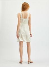 Orsay Krémové dámské šaty 38