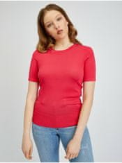 Orsay Tmavě růžové dámské svetrové tričko L