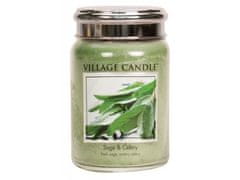 Village Candle Sage & Celery 602g svíčka s vůní šalvěje a celeru