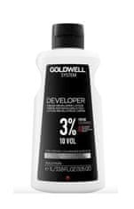 GOLDWELL Topchic Permanent Hair Color 3% 1000ml krémový peroxid