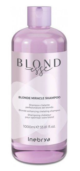 Inebrya BLONDesse Blonde shampoo 1000ml šampon pro blond, šedivé a melírované vlasy