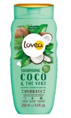 Lovea Coconut & Green tea shampoo 250ml šampon pro všechny typy vlasů