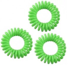 Kiepe Twirly gumičky do vlasů 3ks zelená
