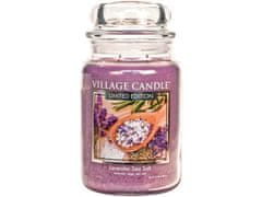 Village Candle Lavender Sea Salt 602g vonná svíčka ve skle Levandule s mořskou solí