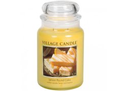 Village Candle Lemon Pound Cake 602g vonná svíčka ve skle Citrónový koláč