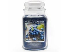 Village Candle Wild Maine Blueberry 602g vonná svíčka ve skle Divoká borůvka