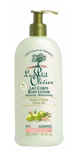 Le Petit Olivier moisturizing body lotion Olive oil 250ml pečující a hydratující tělové mléko