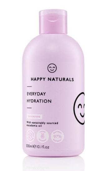 Happy Naturals Everyday Hydration shampoo 300ml hydratační šampon pro každodenní použití