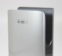 Jet Dryer Elegantní sušení rukou LIGHT v ultra malém rozměru - Stříbrný ABS plast