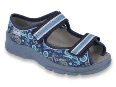Befado chlapecké sandálky MAX 969X159 modré, MOTO velikost 27
