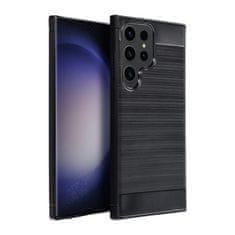 MobilMajak Obal / kryt pro Samsung Galaxy S23 Ultra černý - Carbon Case