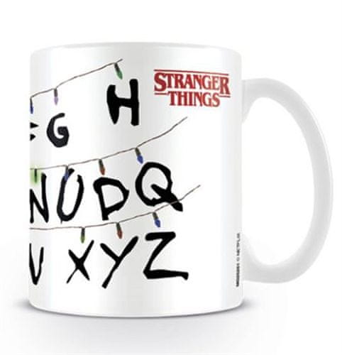 Grooters Hrnek Stranger Things - Světelná abeceda