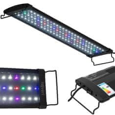 LED světlo pro růst akvarijních rostlin s plným spektrem 78 LED diod 60 cm 18 W