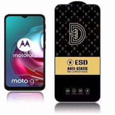 IZMAEL Diamond antistatické temperované sklo pro Motorola Moto G30/Moto G20/Moto G10 - Černá KP24230