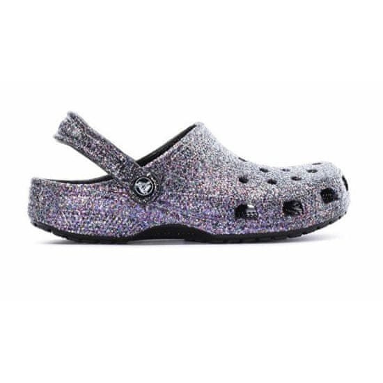 Crocs Dámské pantofle Classic Glitter Clog 205942-0C4