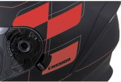 Cassida Moto přilba Integral 3.0 RoxoR (Velikost: M (57-58), Barva: černá matná/žlutá fluo/šedá)