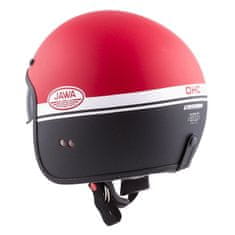 Cassida Moto přilba Oxygen Jawa OHC červená matná/černá/bílá (Velikost: S (55-56))