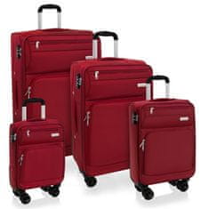 AVANCEA® Sada cestovních kufrů GP9196 červená 4W XS,S,M,L