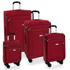 AVANCEA® Sada cestovních kufrů GP8170 červená 4W XS,S,M,L