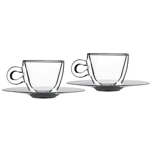 Skleničky Luigi Bormioli, Thermic Glass 2 espresso cups | 2 ks x 6,5 cl