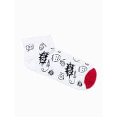 OMBRE Pánské ponožky LALA bílé MDN20615 39-42