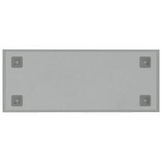 Vidaxl Nástěnná magnetická tabule bílá 50 x 20 cm tvrzené sklo