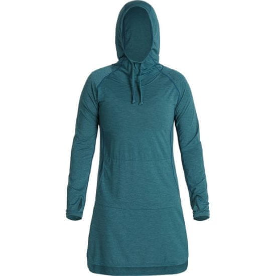 NRS Dámské šaty H2Core Silkweight s kapucí, UV50+, Mediterranea