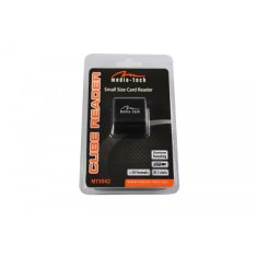 Media-Tech MT5042 CUBE READER - univezální čtečka paměťových karet (SDHC + MS+T-flash + M2), USB 2.0