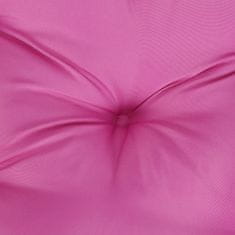 shumee Poduška na lavici růžová 150 x 50 x 7 cm textil