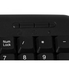 Media-Tech Standartní klávesnice QWERTY MT122KU-US, černá, USB