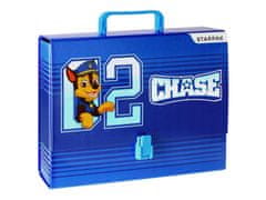 sarcia.eu Paw Patrol Chase Modrá sada školkového batohu, trubkový penál, aktovka + sáček ZDARMA Uniwersalny