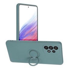 FORCELL Obal / kryt na Samsung Galaxy A53 5G zelený - Forcell Silicone Ring