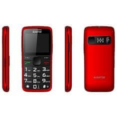 Aligator Mobilní telefon A675 Senior - červený