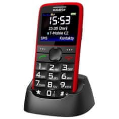 Aligator Mobilní telefon A675 Senior - červený