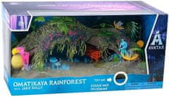 McFarlane Avatar The Way of Water Omatikaya rainforest with Jake Sully