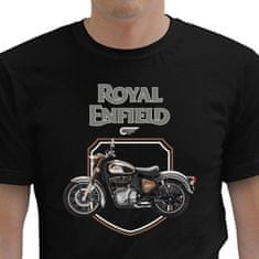 STRIKER Tričko Royal enfield Classic 350 Barva: Černá, Velikost: L