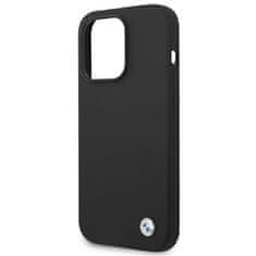 Bmw BMHCP14XSILBK silikonové pouzdro iPhone 14 PRO MAX 6.7" black Silicone Metal Logo