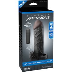 INTEREST FX - Nasazovací vibrační penis pro muže.
