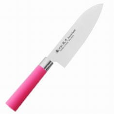 Satake Cutlery Macaron Pink Santoku Nůž 17 Cm