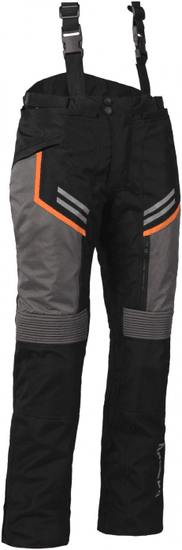 MBW kalhoty ADVENTURE EVO černo-oranžovo-šedé